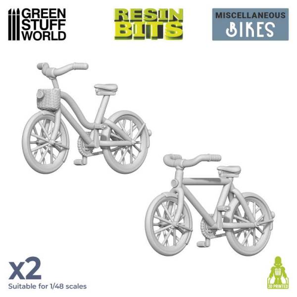Green Stuff World 3D Printed Set - Bikes