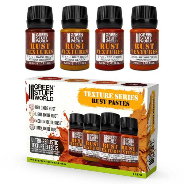 Green Stuff World Rust Texture Set 30ml