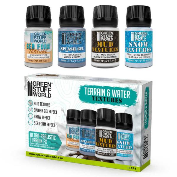 Green Stuff World Aquatic Textures Set 30ml