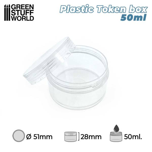 Green Stuff World Plastic Token Box 50mL