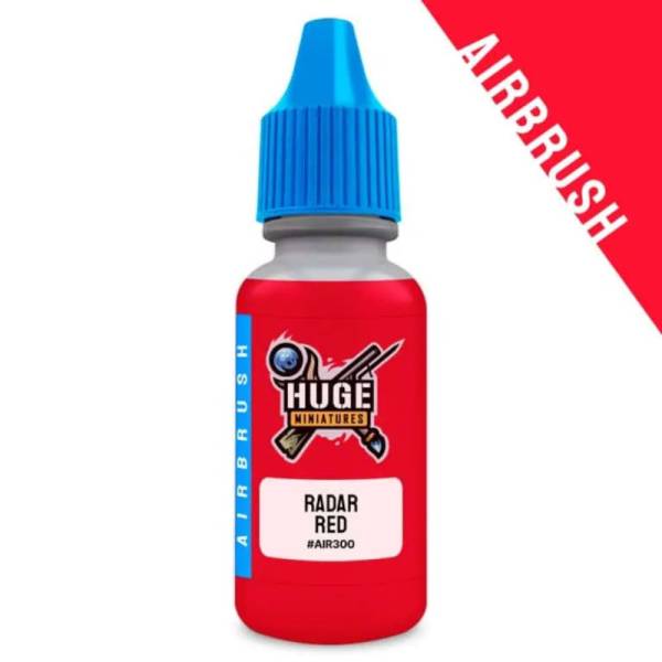 Huge Miniatures Radar Red - Fluorescent Airbrush Paint