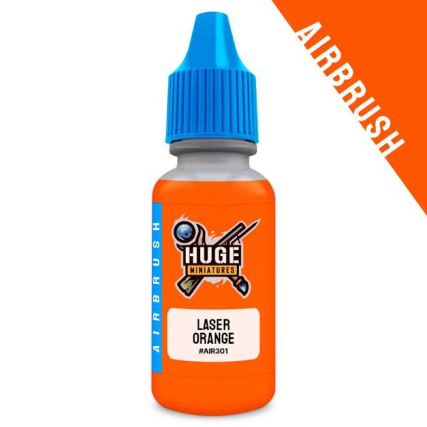 Huge Miniatures Laser Orange - Fluorescent Airbrush Paint