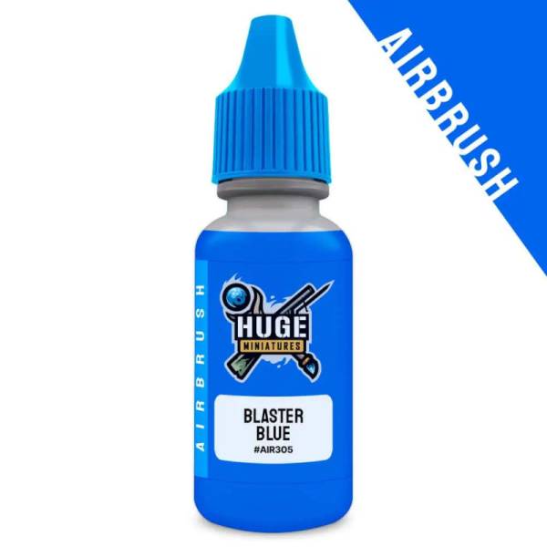 Huge Miniatures Blaster Blue - Fluorescent Airbrush Paint