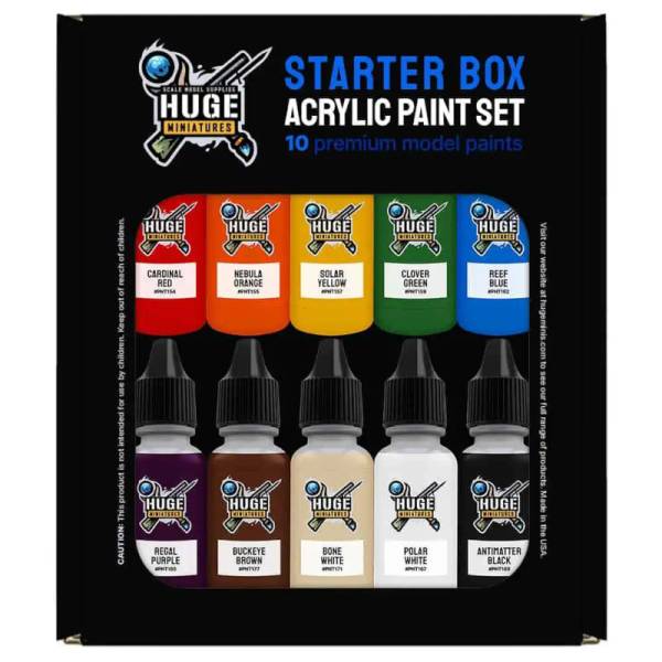 Huge Miniatures Paint Bundle Starter Box