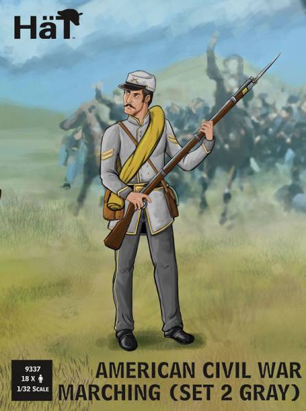 HAT ACW Confederate Marching Set 2 Grey
