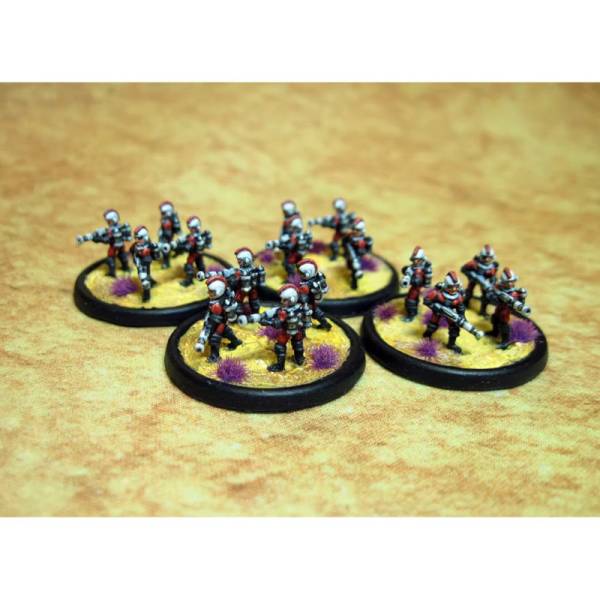 Hydra Miniatures Galacteer Regular Troopers (Atomic Tank 10mm)
