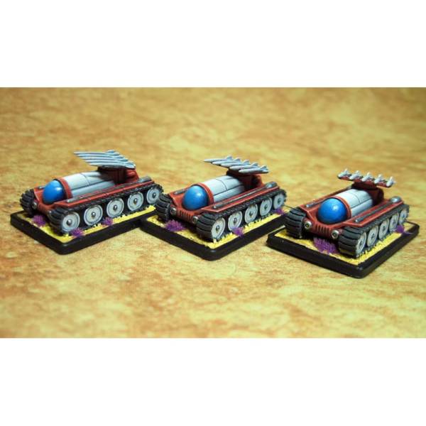 Hydra Miniatures Galacteer Missile Tanks (10mm Atomic Tank)