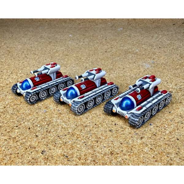 Hydra Miniatures Galacteer Tank Destroyers (10mm Atomic Tank)