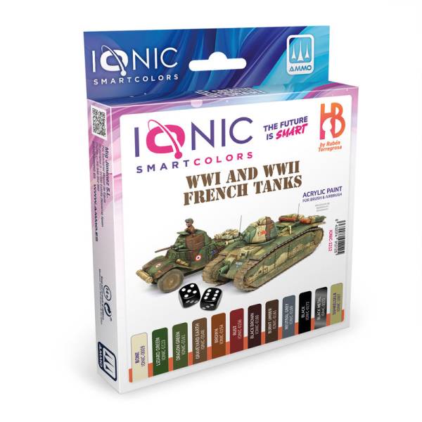 Ionic Smart Colors WWI and WWII French Tanks