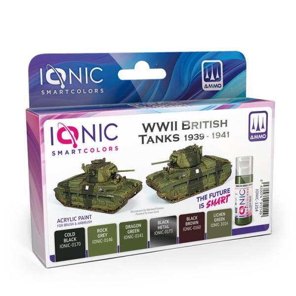 Ionic Smart Colors WWII British Tanks 1939 - 1941