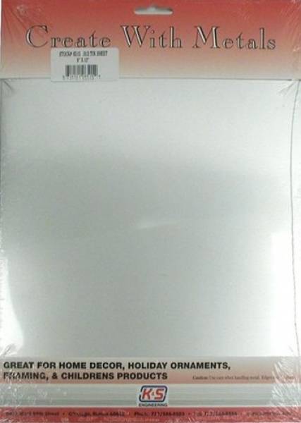 9in x 12in Punch Metal Tin Sheet