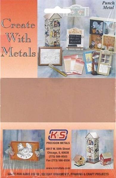 5in x7in Punch Metal Copper Sheet