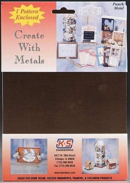 8in x10in Punch Metal Copper Sheet