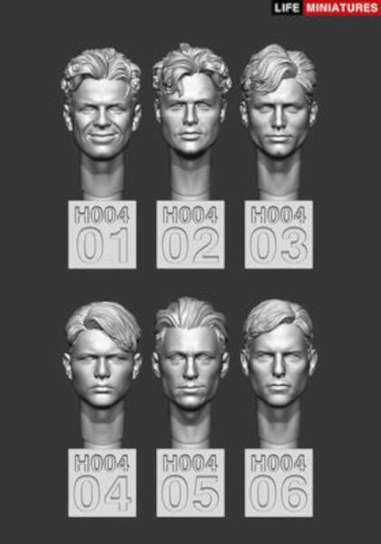 Life Miniatures Bare Heads Set No.1