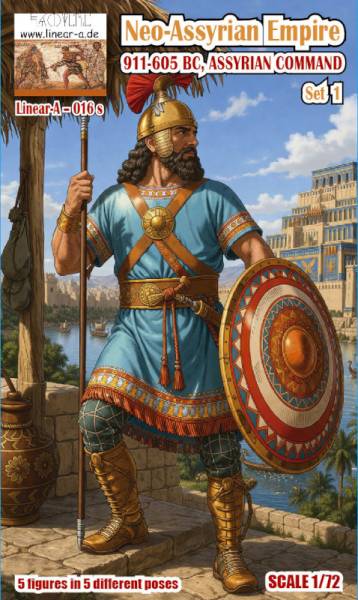 Neo-Assyrian Empire 911-605 BC Assyrian Command  - Mini Set