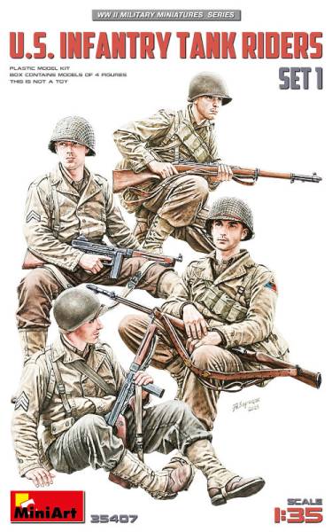 U.S. Infantry Tank Riders. Set 1