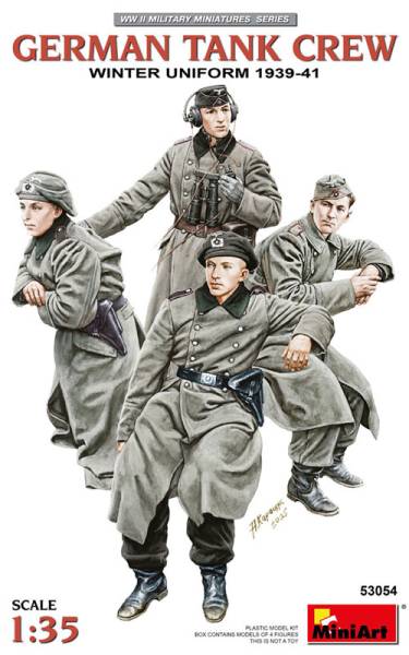 MiniArt German Tank Crew Winter Uniform 1939-41 Figure Set