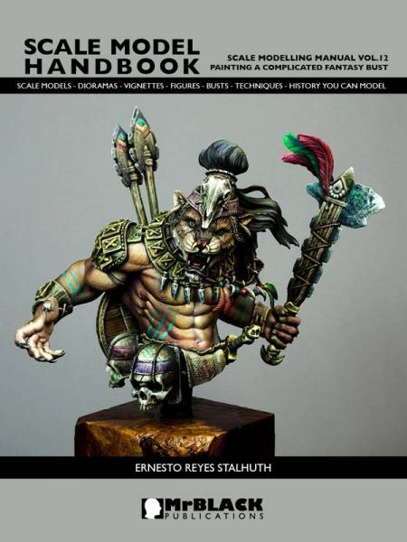 Mr. Black Painting A Complicated Fantasy Bust Scale Modeling Manual Volume 12 - ONLY 7 AVAILABLE AT THIS PRICE