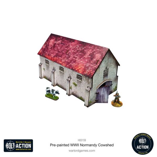 Micro Art Studio WWII Normandy Cowshed