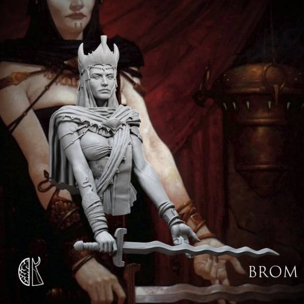 Mindworks Brom: Queen Ghoul Academic Bust