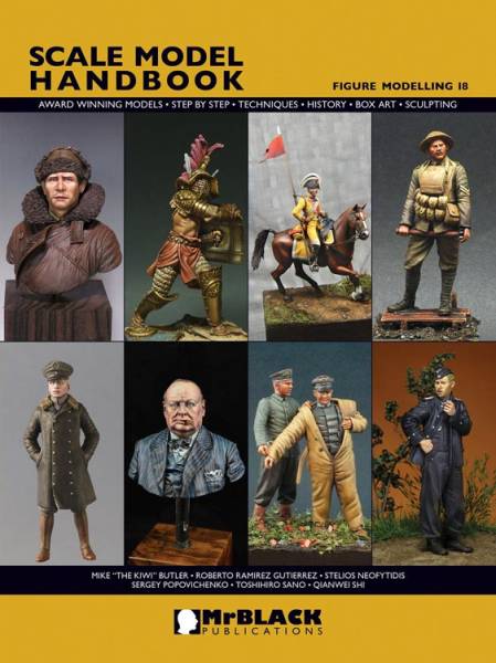 Mr. Black Scale Model Handbook-Figure Modeling 18 - ONLY 2 AVAILABLE AT THIS PRICE