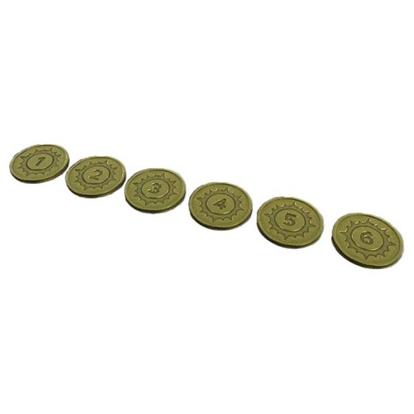 One Page Rules: Grimdark Future Metal Objective Markers