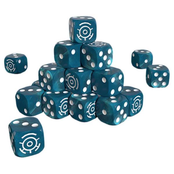 One Page Rules Grimdark Future: Robot Legions 16mm Dice Set (20)