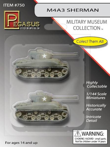 M4A3 Sherman Tank (2) (Assembled)