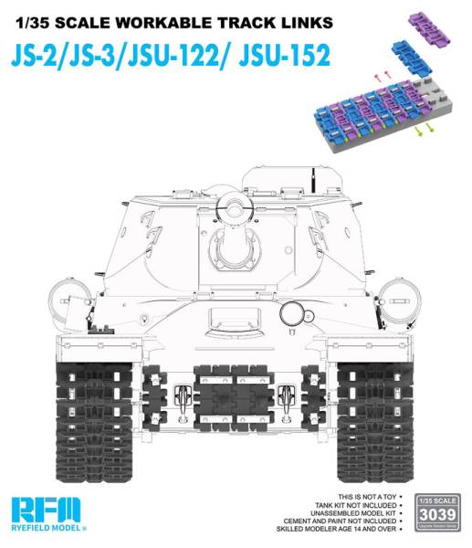 Rye Field JS-2/JS-3/JSU-122/JSU-152 Workable Track Set