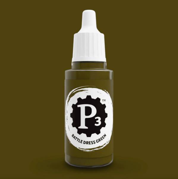 Privateer Press Paints (P3) Battle Dress Green 18ml (053)