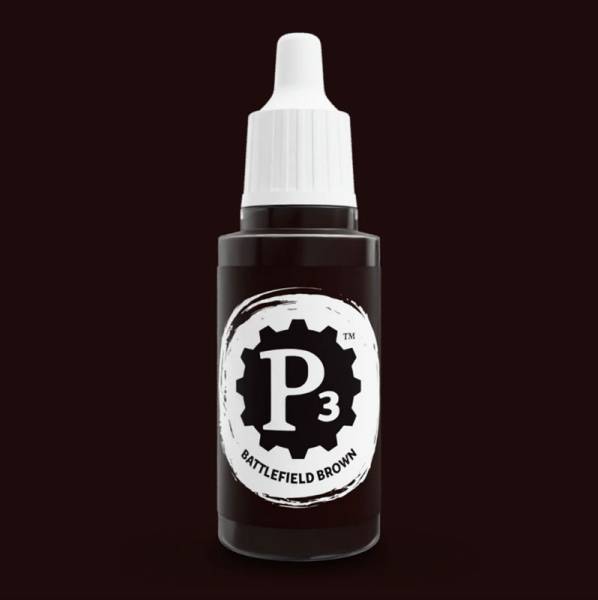 Privateer Press Paints (P3) Battlefield Brown 18ml (079/080)