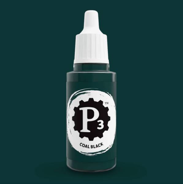 Privateer Press Paints (P3) Coal Black 18ml (011/012)