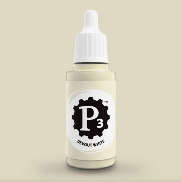 Privateer Press Paints (P3) Devout White 18ml (099)