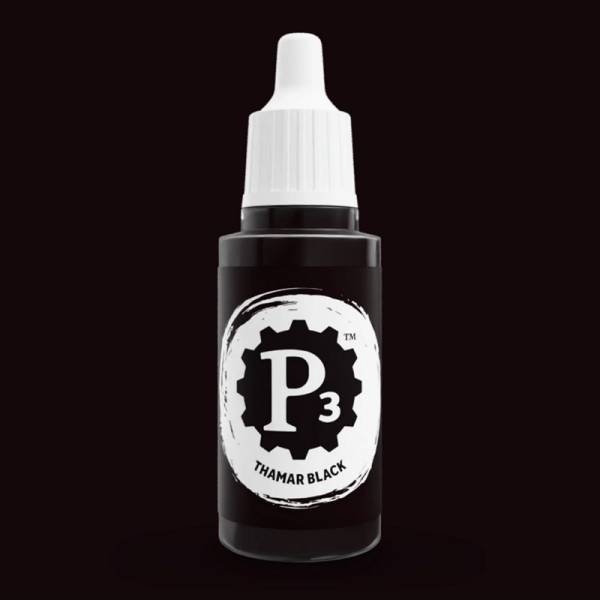 Privateer Press Paints (P3) Thamar Black 18ml (083/084)