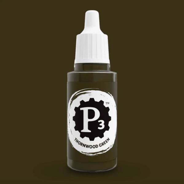 Privateer Press Paints (P3) Thornwood Green 18ml (014)