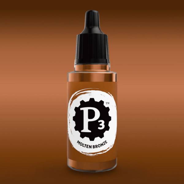Privateer Press Paints (P3) Molten Bronze Metallic 18ml (112)
