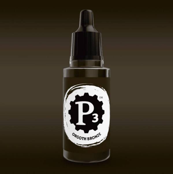 Privateer Press Paints (P3) Orgoth Bronze Metallic 18ml (114)