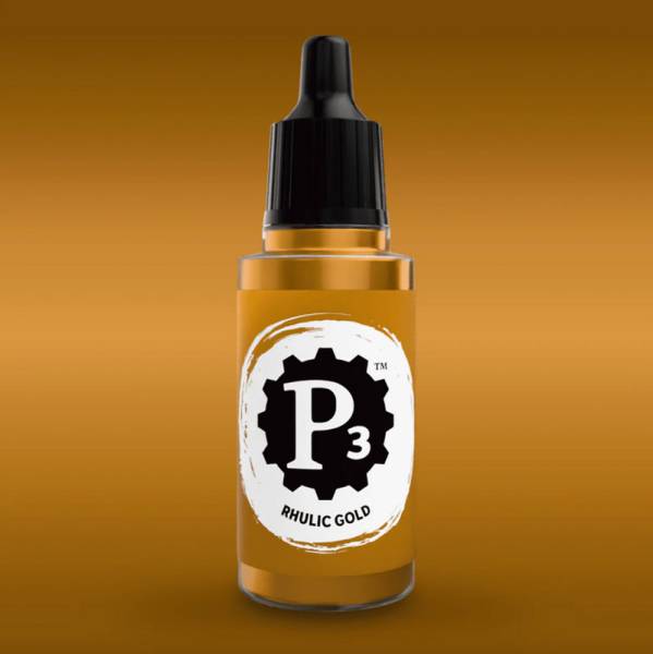 Privateer Press Paints (P3) Rhulic Gold Metallic 18ml (121)