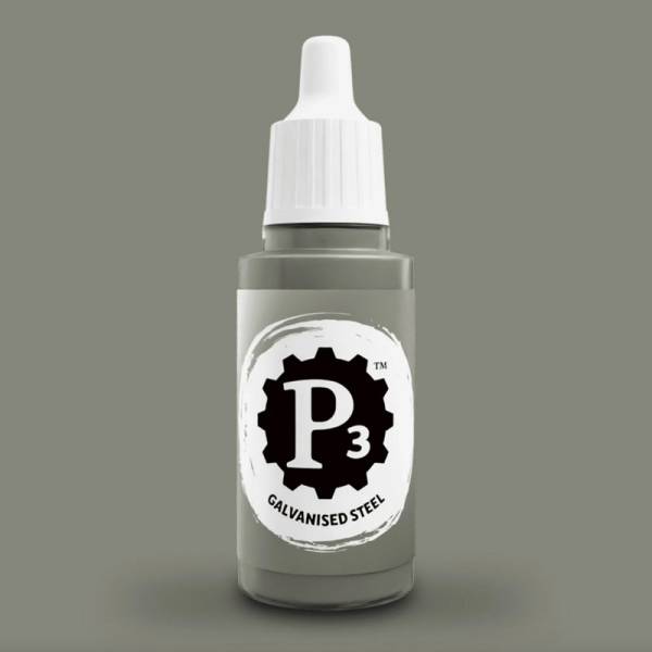 Privateer Press Paints (P3) Galvanised Steel Metallic 18ml (120)