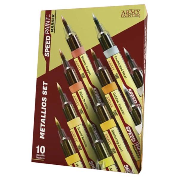 Army Painter Speedpaint Marker Metallic Set