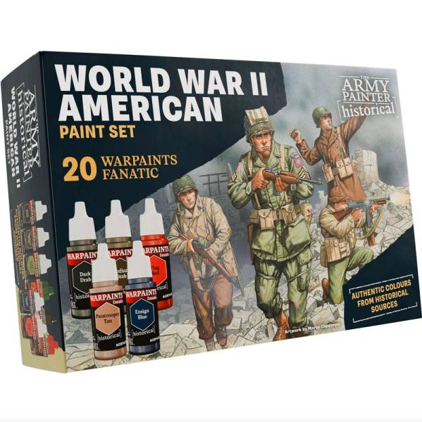 Army Painter Warpaints Fanatic: Historical World War II American Paint Set - ONLY 2 AVAILABLE AT THIS PRICE!