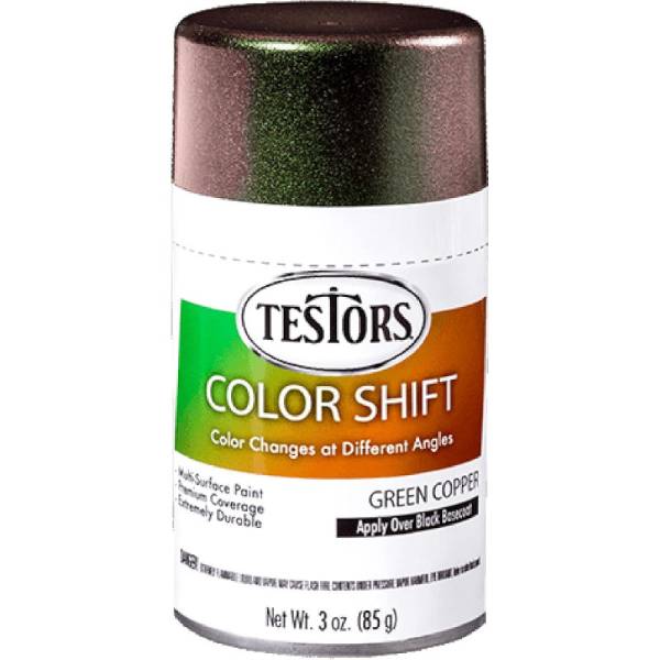 Testors Colorshift Green Copper 3oz Spray