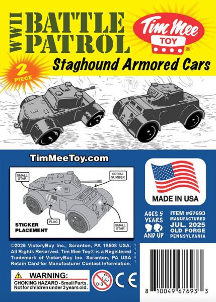 TimMee Staghound Armored Cars - Gray Set
