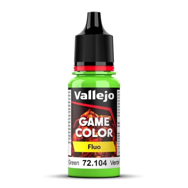 Game Color Fluo Green 18ml (107)