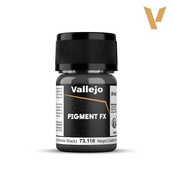 Vallejo Pigments - Carbon Black - 30ml Bottle
