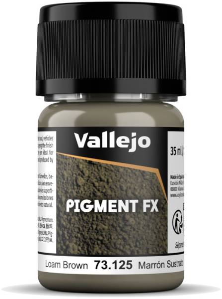 Vallejo Pigments - Loam Brown - 30ml Bottle
