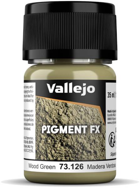 Vallejo Pigments - Wood Green - 30ml Bottle