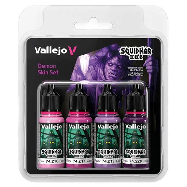 Vallejo Squidmar Color Demon Skin Set