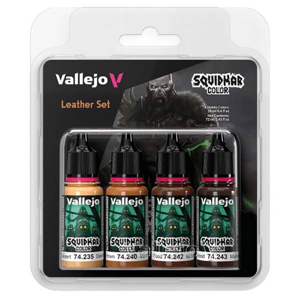 Vallejo Squidmar Color Leather Set
