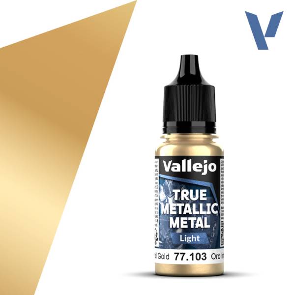 Vallejo True Metallic Metal Imperial Gold (Light) (18ml)